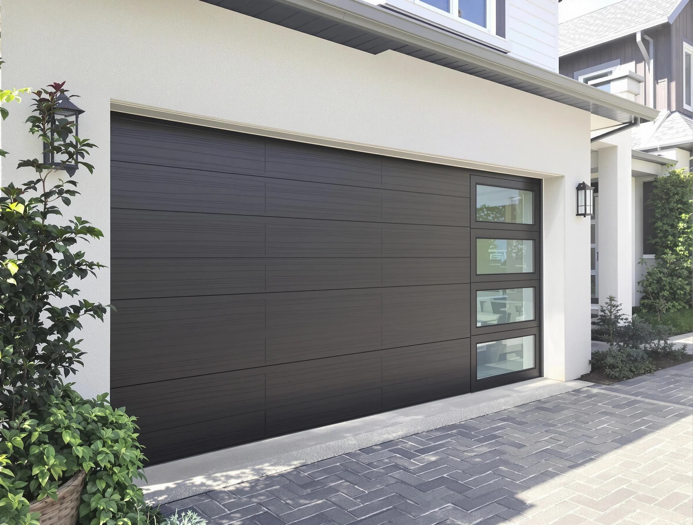 Custom garage door installation by Durham Garage Door Repair in Durham