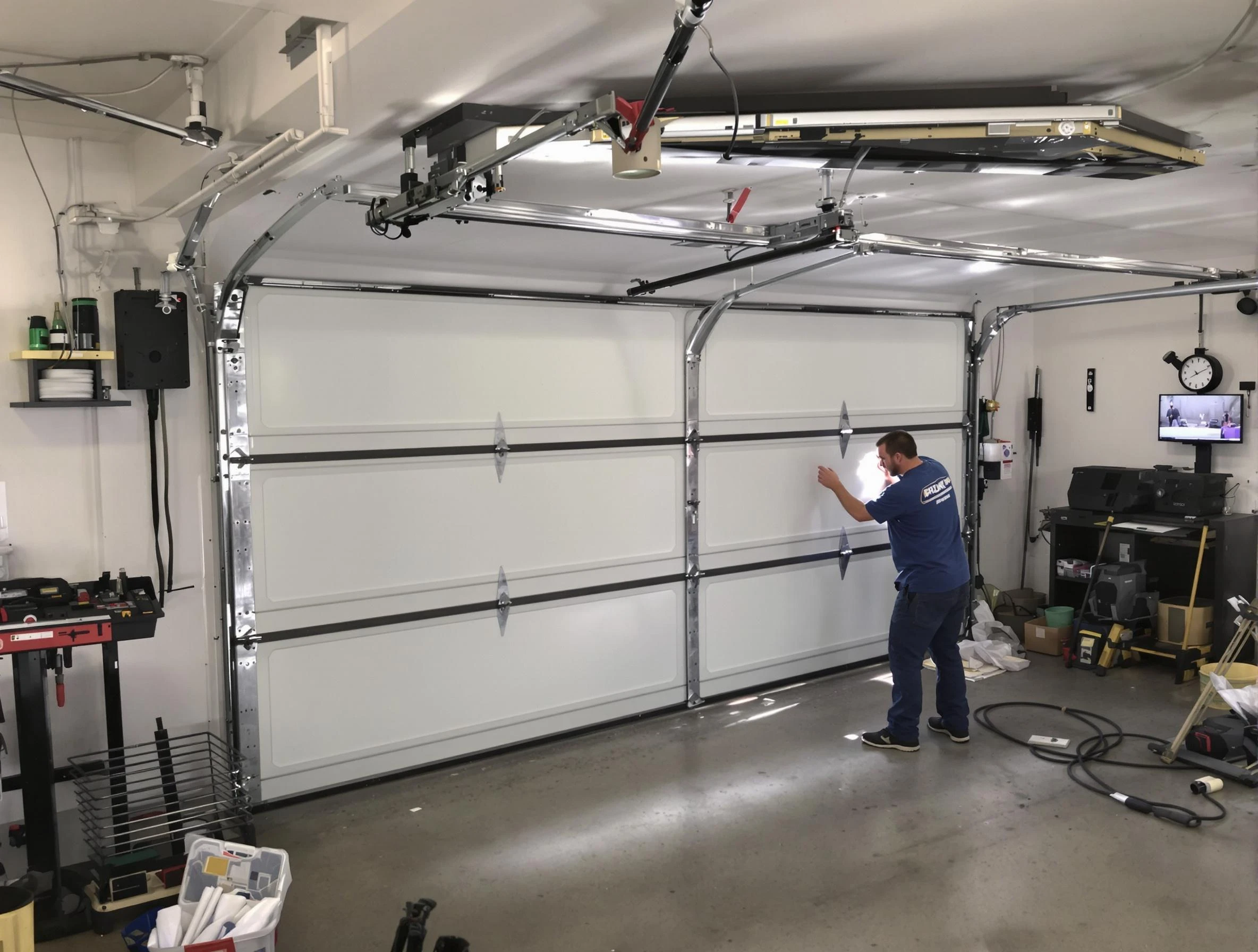 Professional garage door repair service by Durham Garage Door Repair in Durham